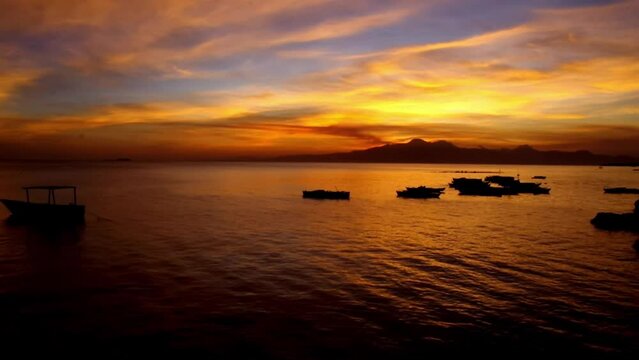 Sunset in Sun Juan, Siquijor, the Philippines