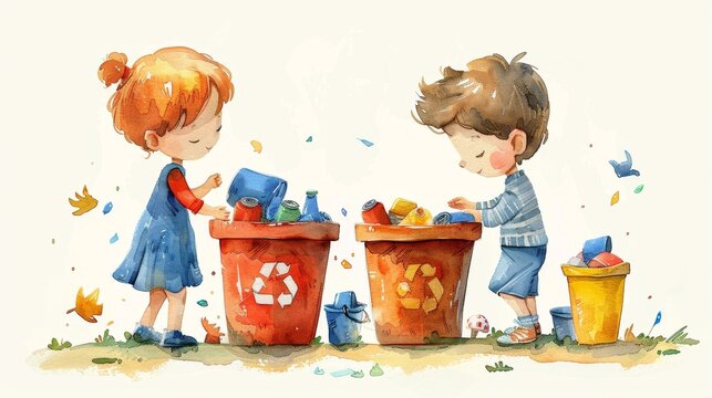 Teach kids to recycle early so it becomes a habit.