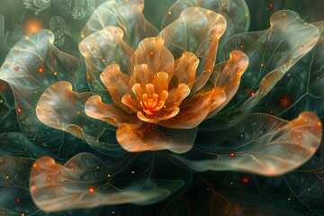 Obraz premium Fine Intricacy Frenzy: A Digital Masterpiece of Precision