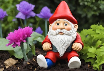 Obraz premium gnomo de jardin