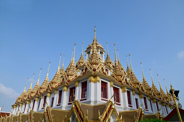 BANGKOK, THAILAND - May 15, 2024 : Wat Ratchanatdaram Temple 