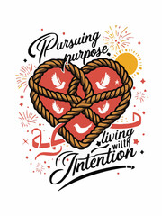 Express the timeless heart of artistry calligraphy with vintage vector art