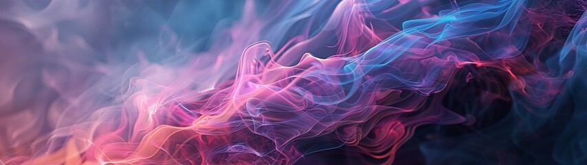 Fototapeta premium Colorful 3d background with smoke