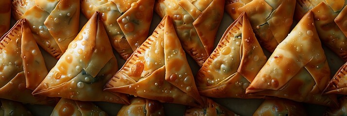 Lebanese Fatayer Spinach Pies, fresh foods in minimal style