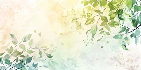 Serene Scenery: Floral Blossoms in a Soft Pastel Palette