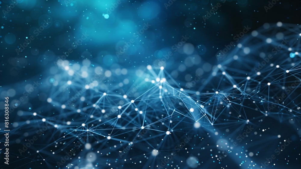 Poster digital network visualization