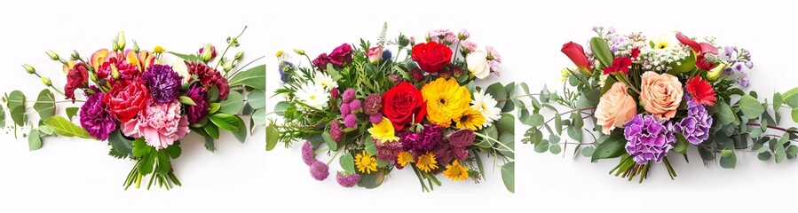 Floral Arrangements of Colorful Flowers