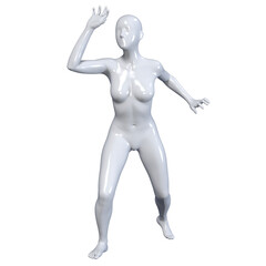 3d human figure Mannequin with a body 3D Render isolated illustration