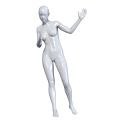 3d human figure Mannequin with a body 3D Render isolated illustration