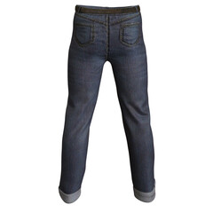 Outsider Pants jeans Fashion Cloth isolated 3d rendered illustration