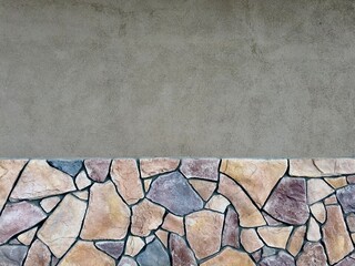 Stucco and stone wall blend textures, showcasing durability and craftsmanship with a rustic charm...