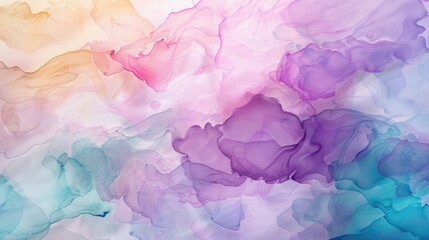 Alcohol Ink Abstract Pastel Background