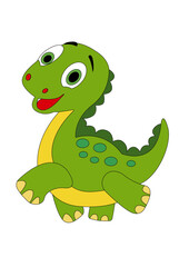 grafico vectorizado de dinosaurio para corte