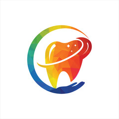 Dental Clinic Logo Teeth abstract design vector template.