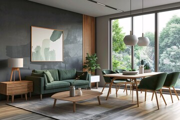 Modern Living Room Interior Design Concept