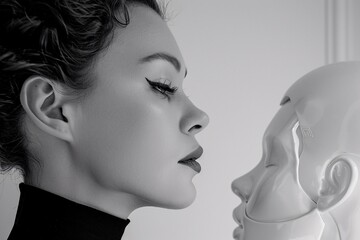 AI Figure Interaction: Human-Robot Emotion Connection