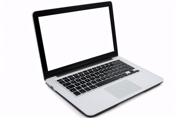 Silver Laptop with Black Keyboard