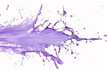 Vibrant Purple Ink Splatter
