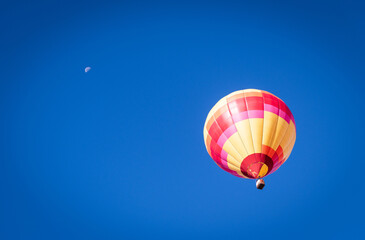 hot air balloon in the sky