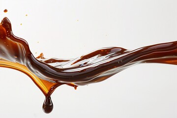 Droplets of Syrupy Liquid in Motion