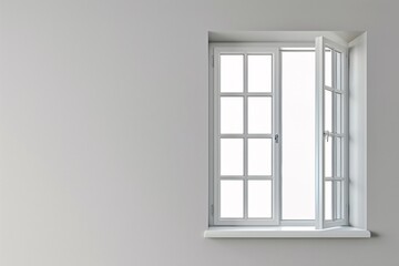 Dramatic Window Reflection: A Study in Light and Shadow