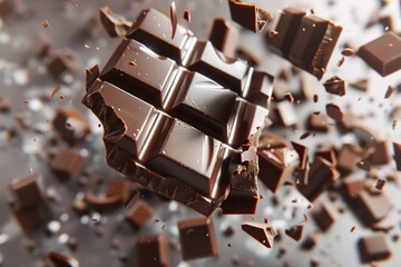 Melted Chocolate Spread in Motion