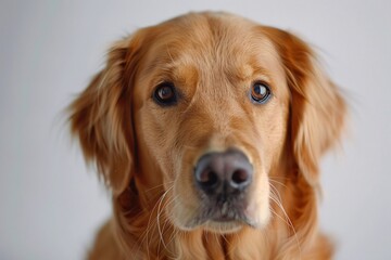 Loyal Golden Retriever's Expressive Eyes