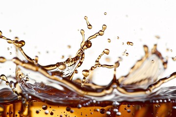 High-Speed Photography of Coffee Drops