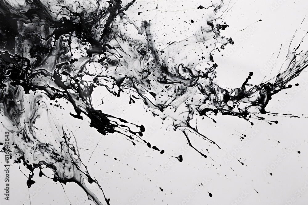 Poster abstraction in motion: an artistic expression of liquidity and fluidity