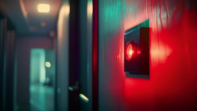 This image showcases a panic button installed in the safe room providing a discreet and immediate way to call for help in case of an emergency. The button can be connected .