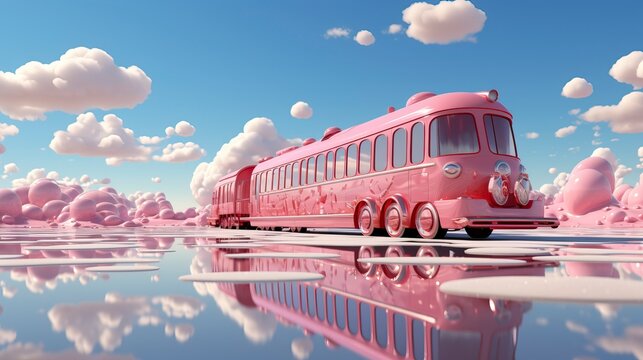 A dreamscape of surreal imagery