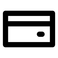 credit card line icon