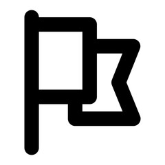 flag line icon
