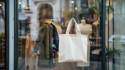 window with bags