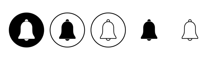 Bell Icon set. Notification icon for your web site design