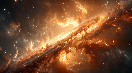 Journey Through Celestial Wonders Nebula and Star Cluster - Unveiling the Cosmic Tapestry in Spectacular Detail