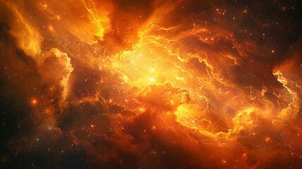 Journey Through Celestial Wonders Nebula and Star Cluster - Unveiling the Cosmic Tapestry in Spectacular Detail
