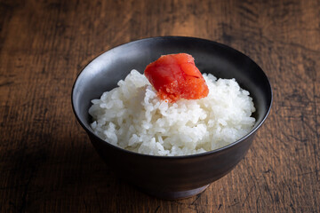 明太子とご飯　Japanese food