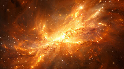Journey Through Celestial Wonders Nebula and Star Cluster - Unveiling the Cosmic Tapestry in Spectacular Detail