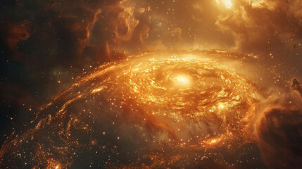 Journey Through Celestial Wonders Nebula and Star Cluster - Unveiling the Cosmic Tapestry in Spectacular Detail