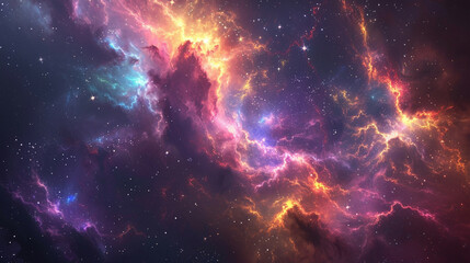 Starry Symphony: Exploring the Cosmic Tapestry of Star Field and Nebulae, Celestial Marvels Unveiled