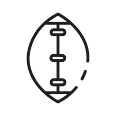 Obraz premium Football Sports Ball Line Icon