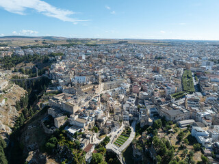 Cityscape of Gravina in Puglia, Italy