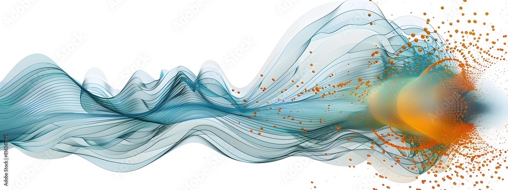 Poster frequency response of a population to a stimulus visualized over time in a d