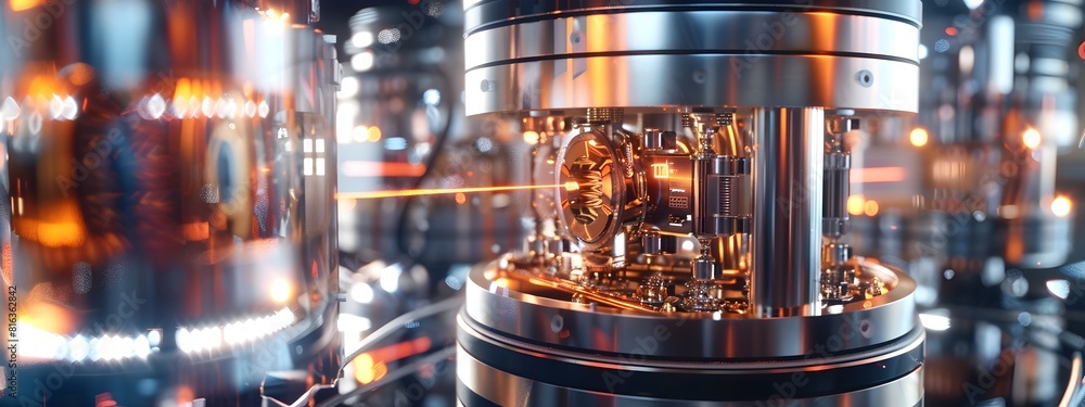 Poster quantum computer revolutionizing frequency measurement of quantum states