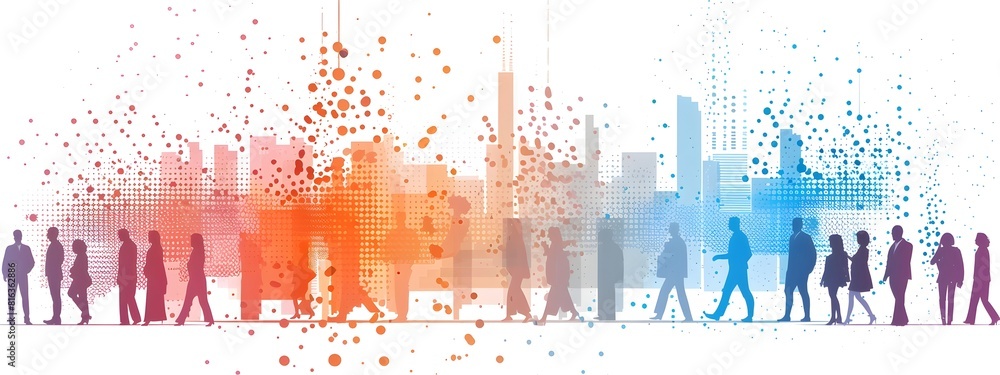 Poster visualizing population response to government policy changes a d of frequency response