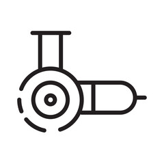 Equipment Repair Tools Line Icon