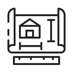 Build Draft Plan Line Icon