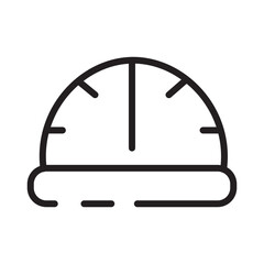Building Construction Vest Line Icon