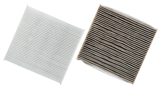 Air filter. Car cabin AC Air filter. Conditioner cleaning spare parts. Replace old one air filter on brand new for protect against Allergens, Pollen, Dust mites, Odors, Dirt, Soot, Bacterias, Viruses